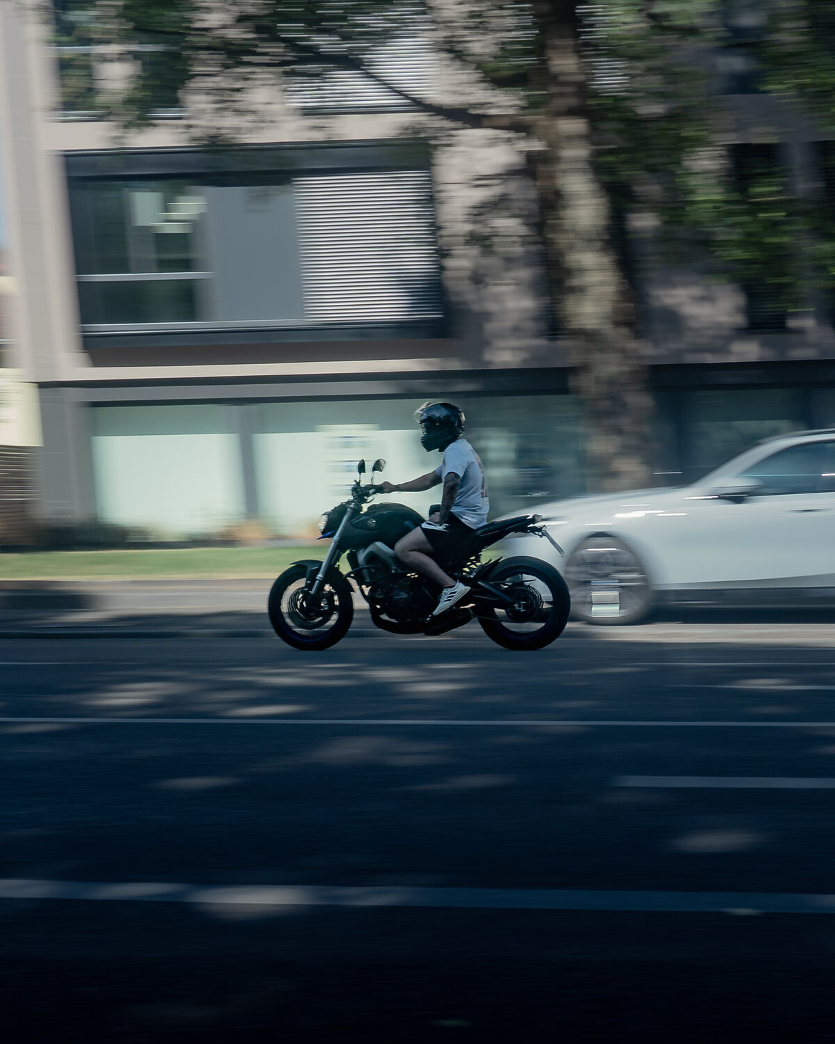 Motorrad Actionshot